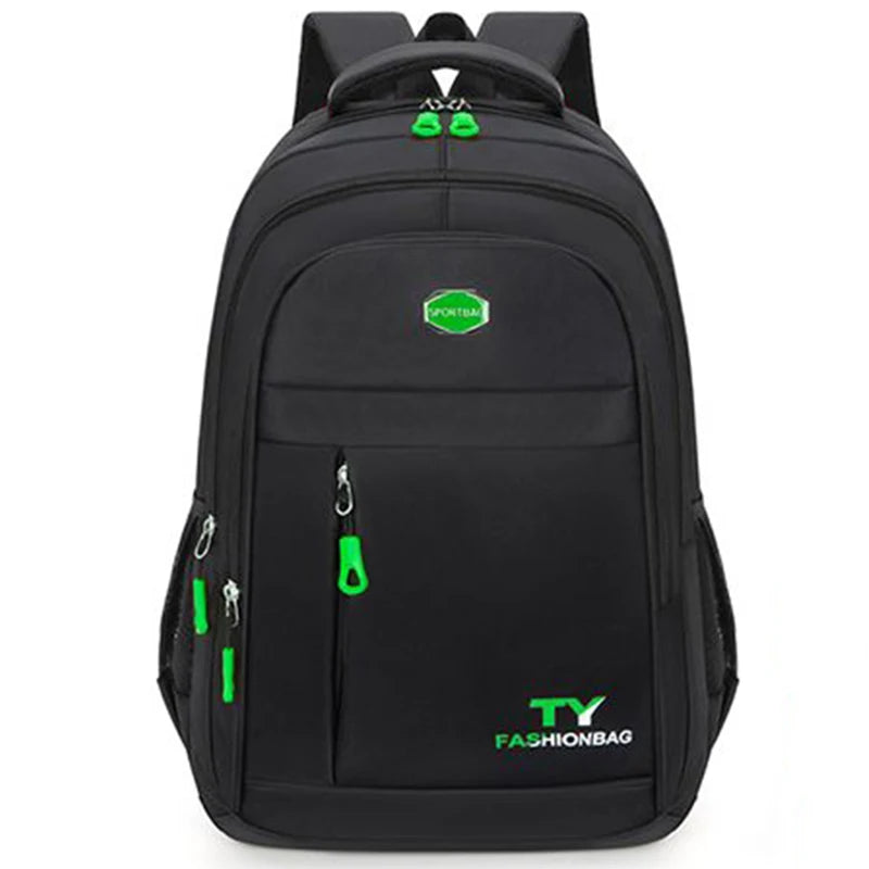 Ruime Unisex Nylon Rugzak voor Studenten en Reizen