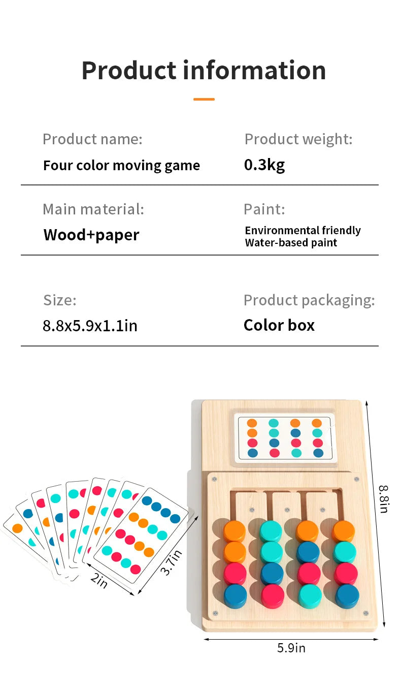 Montessori Houten Kleur- en Vormenspel