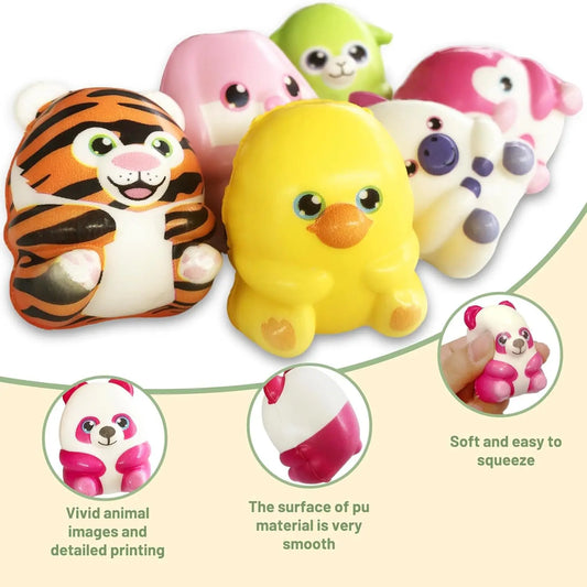 Squishy mochi dieren voor kinderen – zacht fidget speelgoed