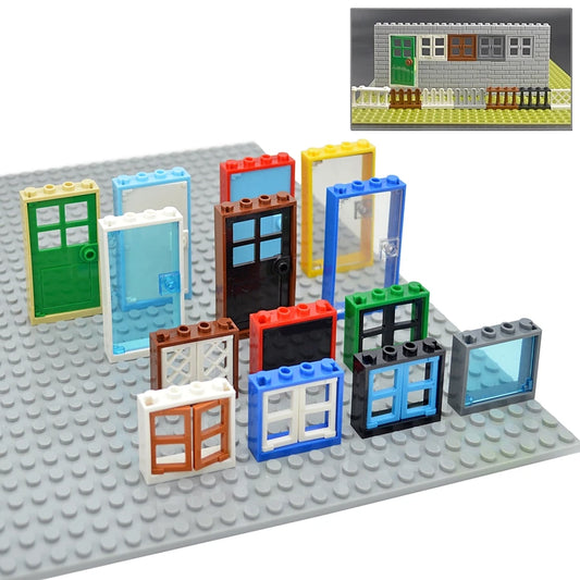 Ramen & deuren – Compatibel met LEGO® bouwstenen