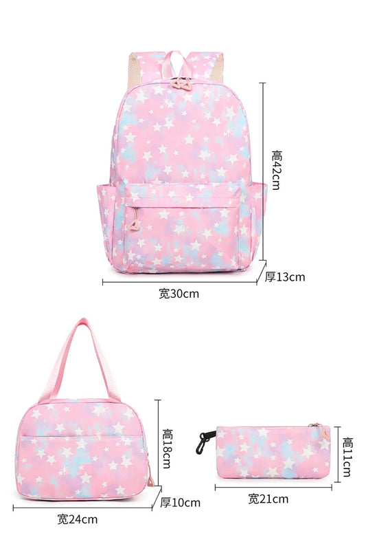 KPop Demon Hunters Schooltas met Lunchtas – Kleurrijk