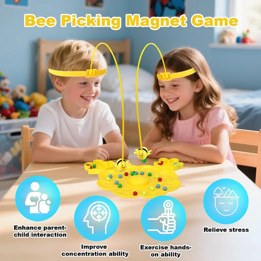Magnetisch Bijenspel - Montessori Sorteerpuzzel en Vissenspel