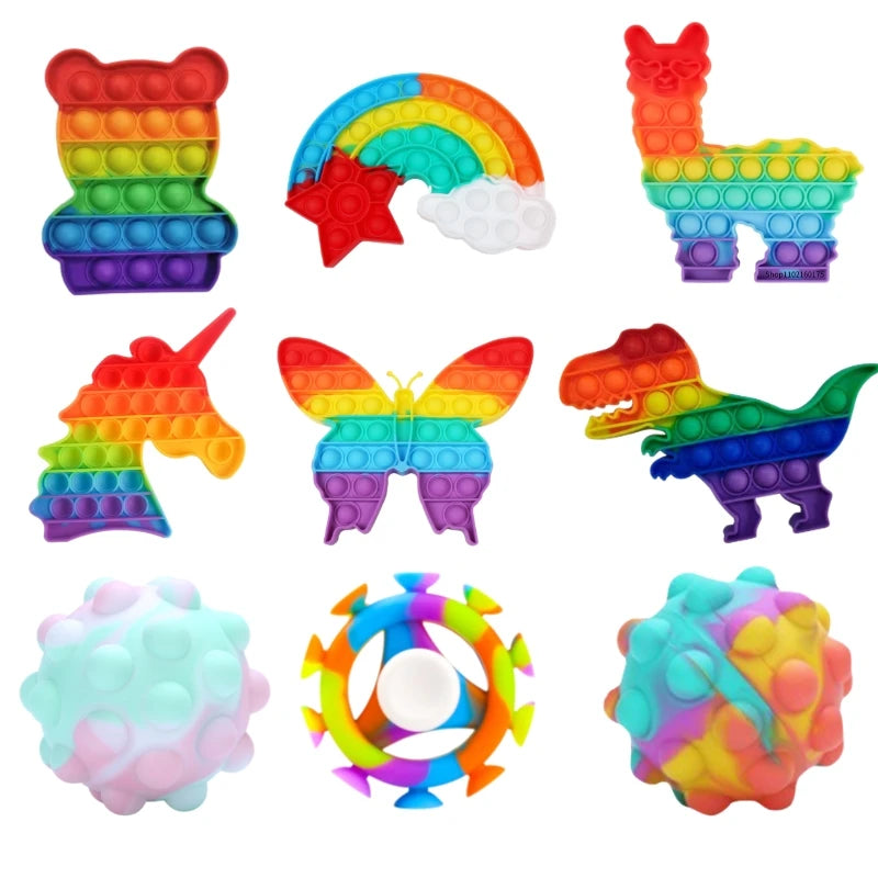 Fidget Toys Set van 5 | Drukverlagend en Zintuiglijk Speelgoed