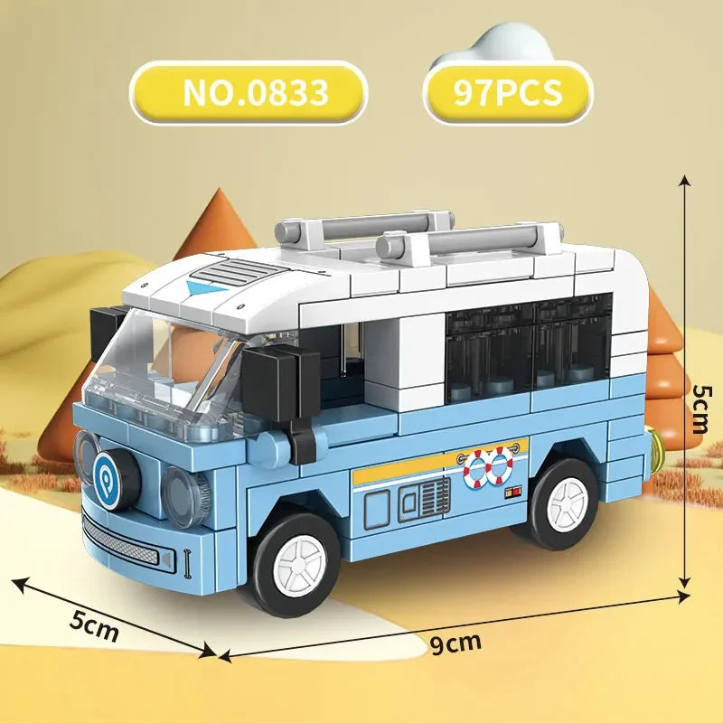 Stads Voertuigen Bouwblokken Set (LEGO®-compatibel) 14+