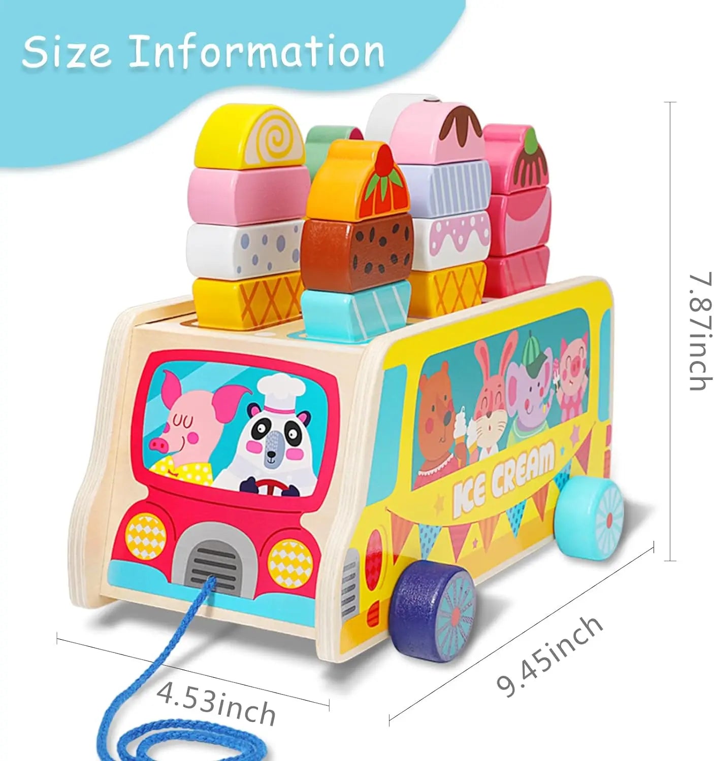Houten Activiteitenkubus – Montessori Speelgoed met Puzzel en Sorteer Spel