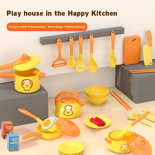 Complete Kinder Speelkeuken met Kookplaat en Keukengerei