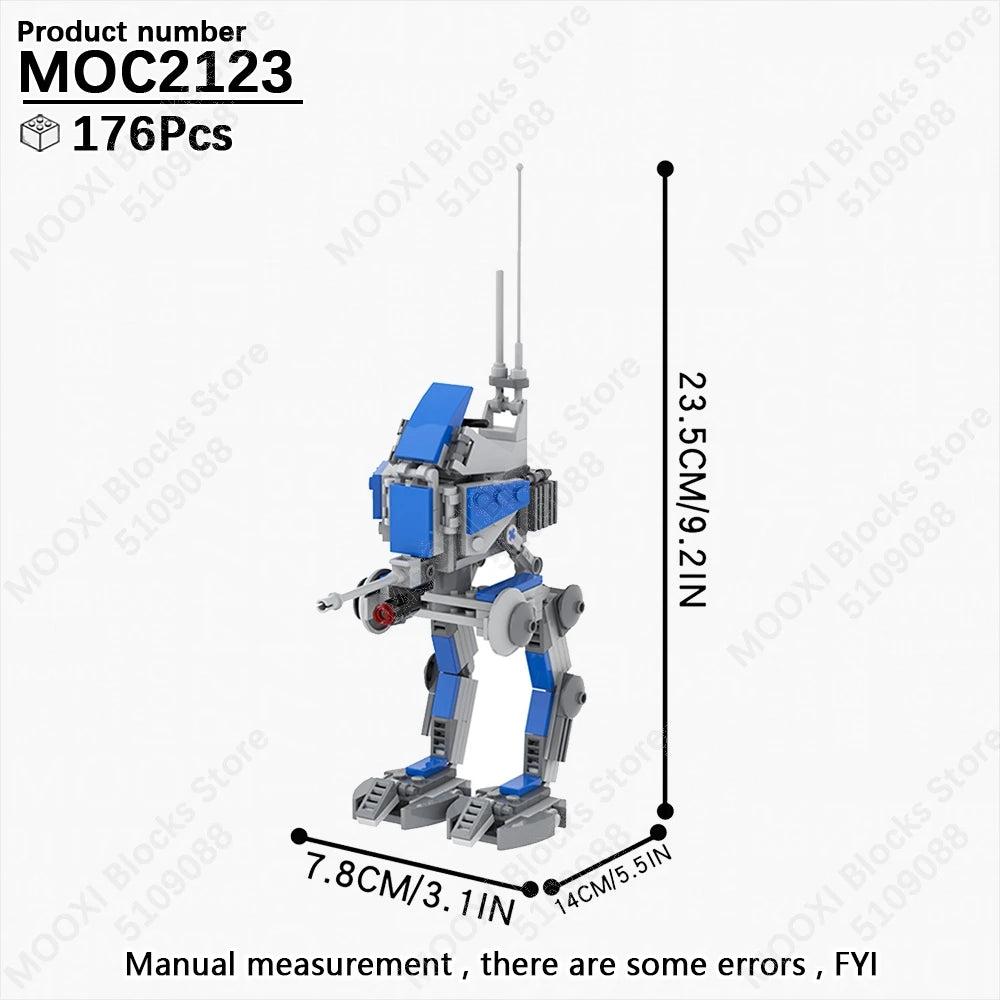MOOXI Space Wars Bouwset: Voertuig & Tank Compatibel met LEGO®