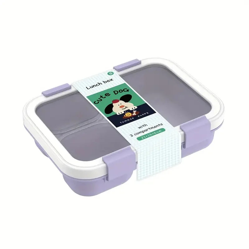 Lekdichte Bento Lunchbox met Handvat - Stapelbaar Siliconen