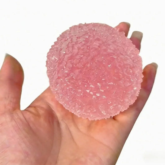 Roze Maltose Squishy Ice Ball Fidget Speelgoed voor Handoefening