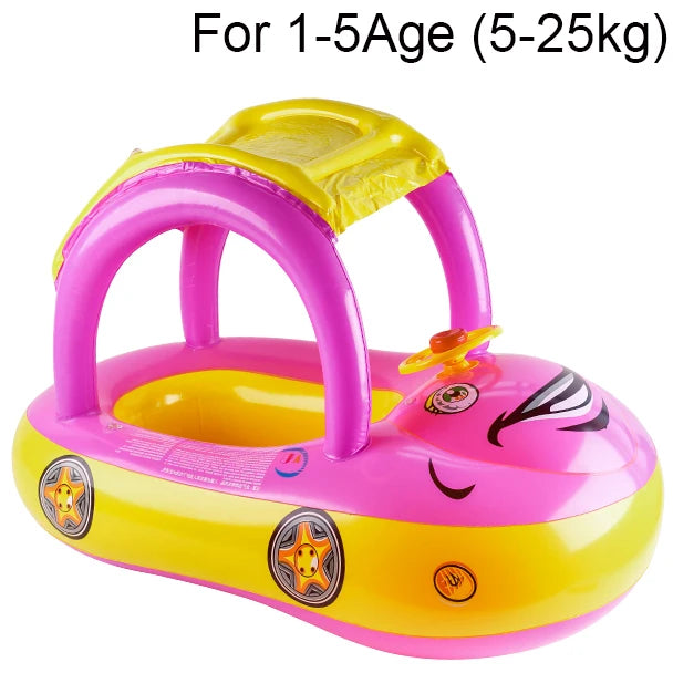 Autovormig Zwemzitje voor Baby en Peuter (3-6 jaar)