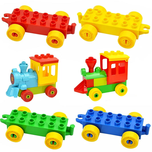 Trein en voertuigen set – Compatibel met Duplo®