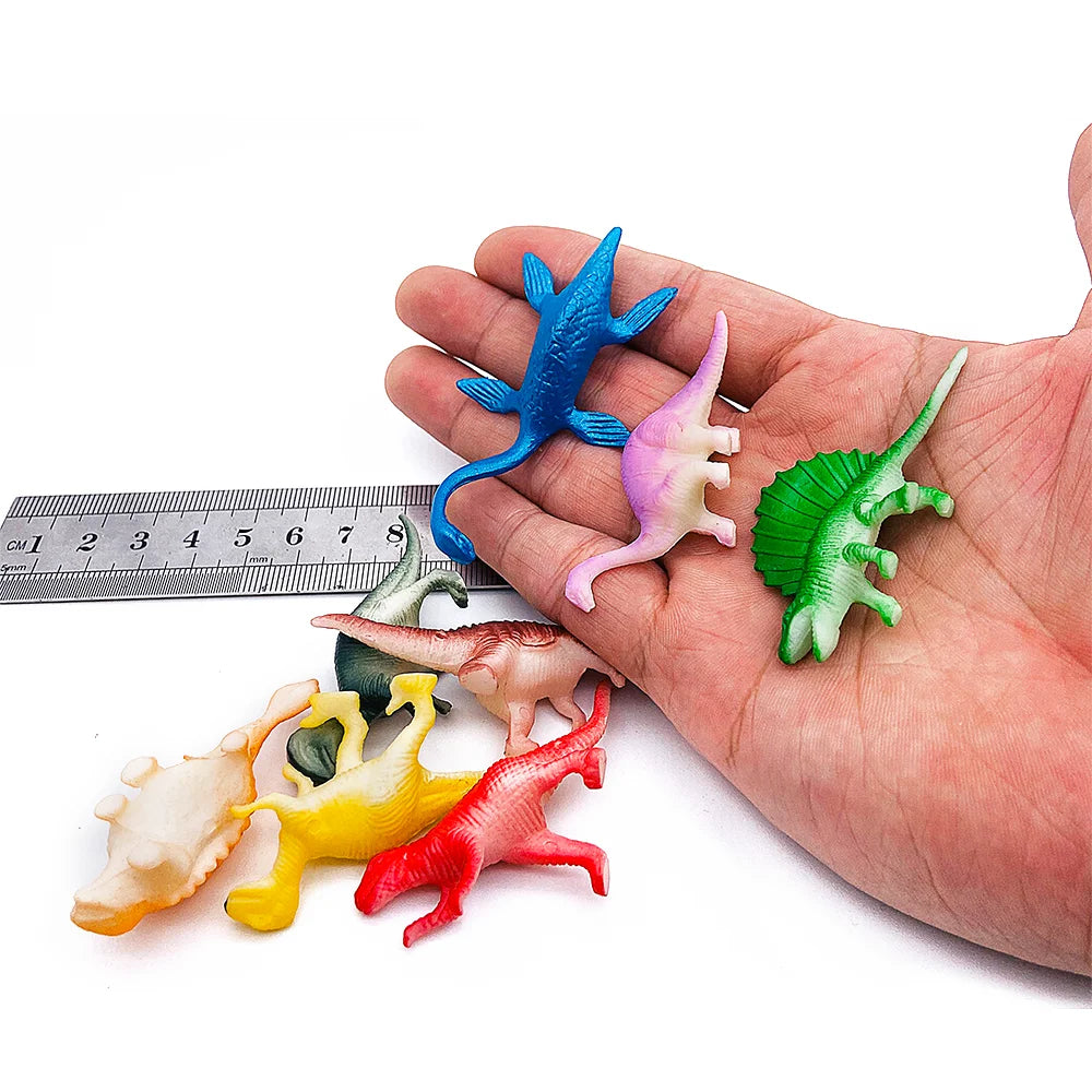 Set van 48 realistische mini dinosaurus figuren voor kinderen