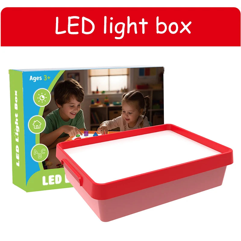 LED Lichtbak voor Kinderen – Sensorisch Speelgoed en Tekenhulp