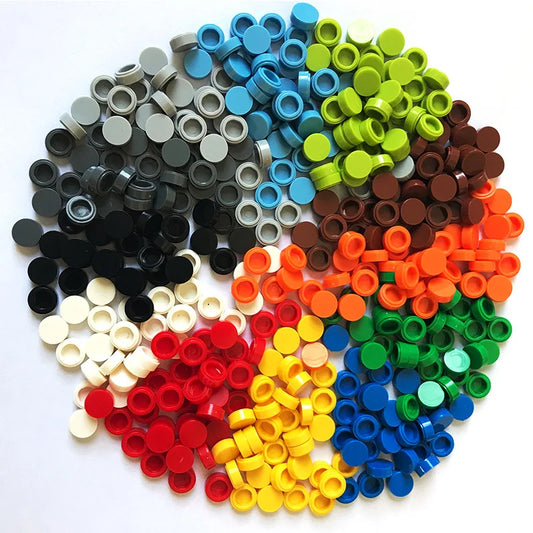 Rond Bouwblokje 1x1 Tegel (900 stuks ) – Compatibel met lego