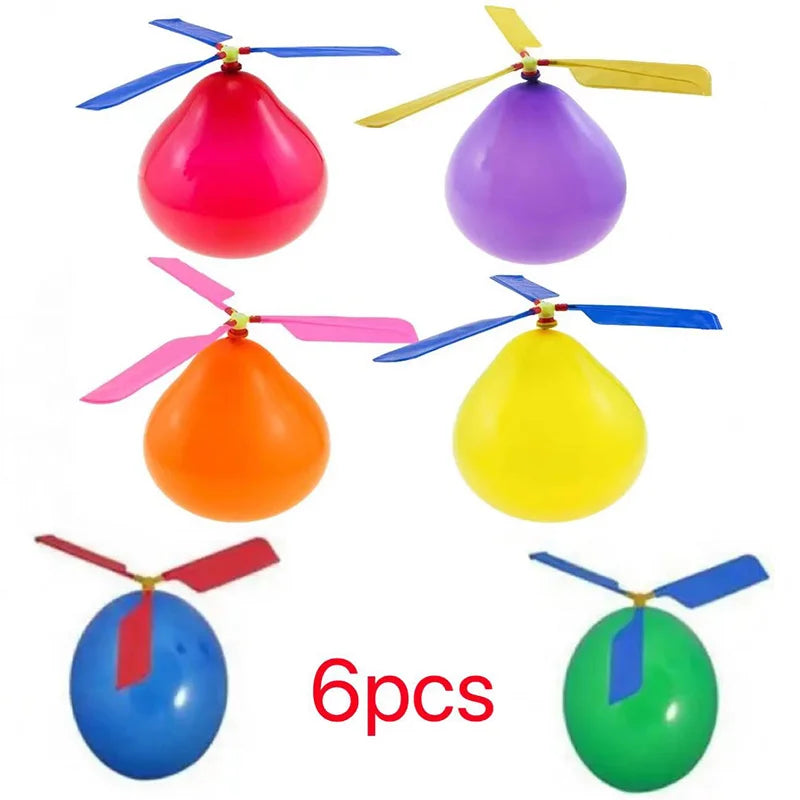 Ballon Helikopter Speelgoed Set (6 Stuks)