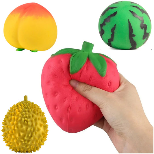 Aardbei Squishy Stressbal