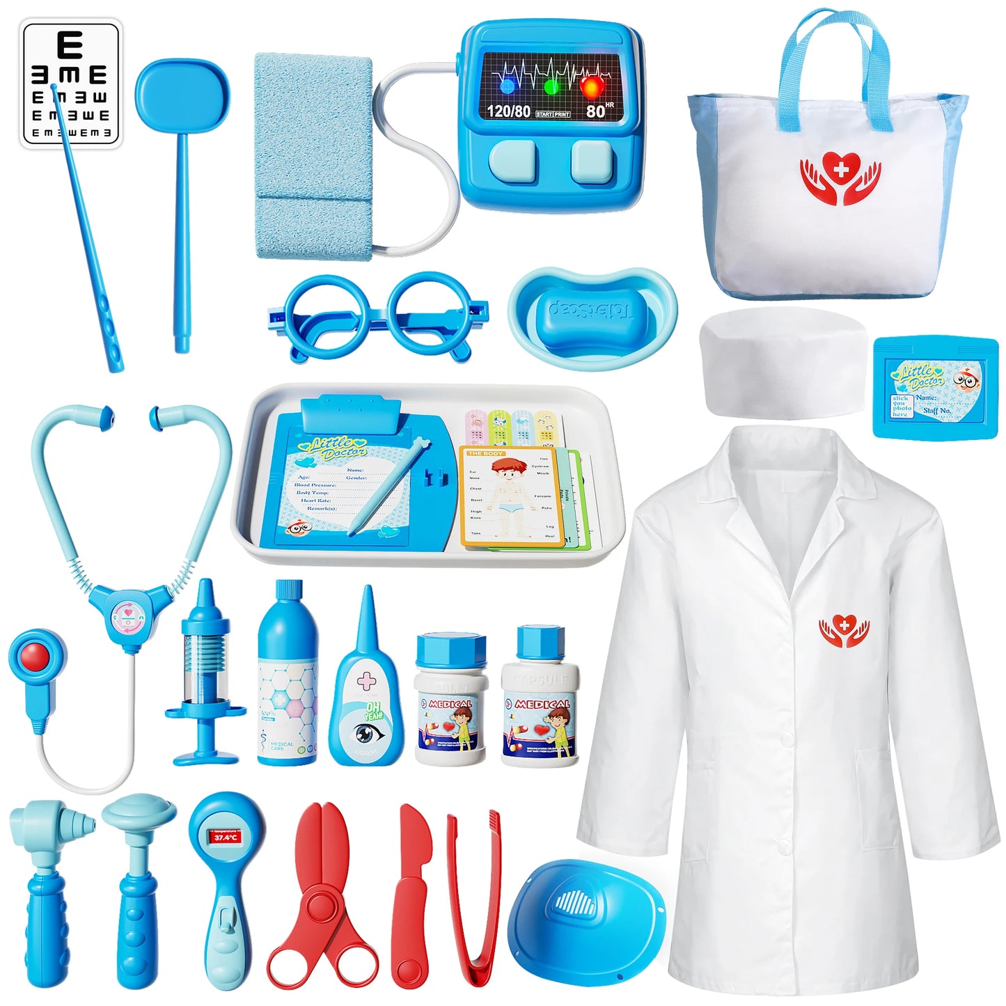 30-delige Doktersset Speelgoed voor Kinderen Vanaf 3 Jaar