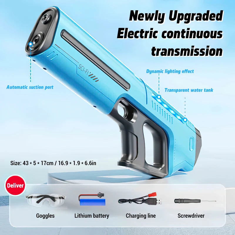 Elektrisch Waterpistool met Grote Capaciteit voor Kinderen