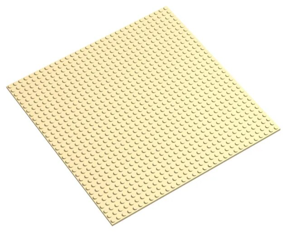 Universele Bouwplaat 40x40cm (50x50 nopjes)