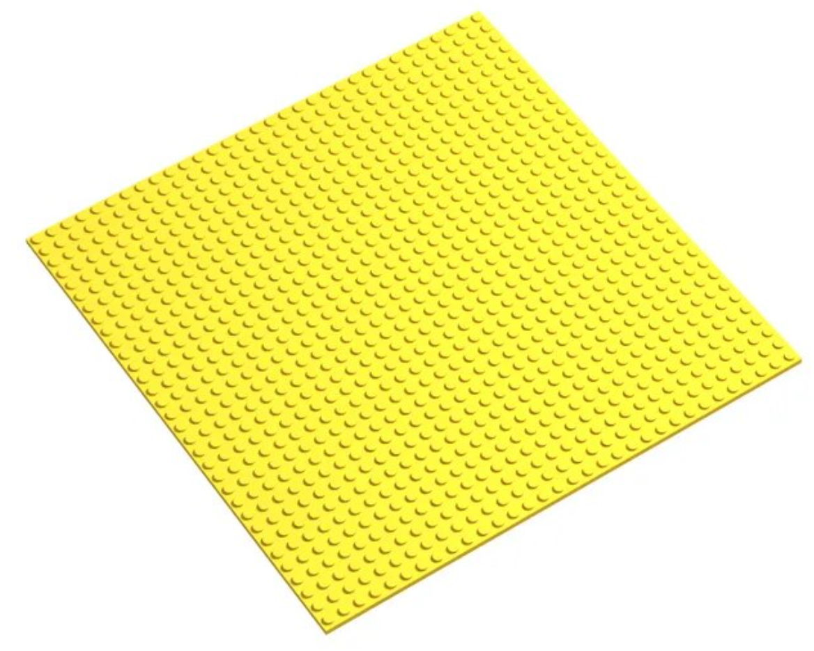 Universele Bouwplaat 40x40cm (50x50 nopjes)