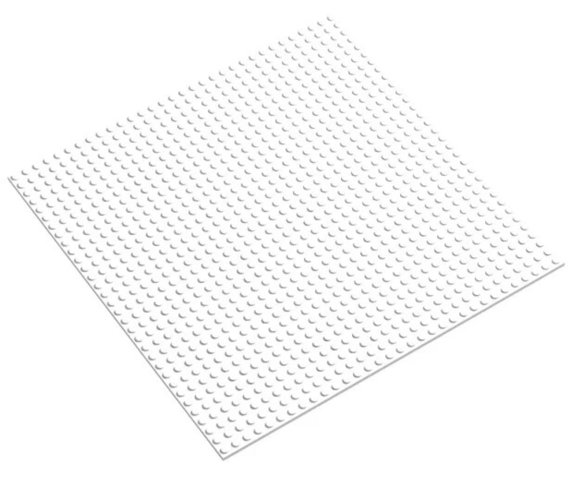 Universele Bouwplaat 40x40cm (50x50 nopjes)