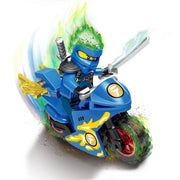 motor blauw