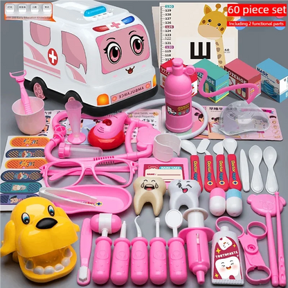 Dokters- en Verpleegsters Speelset met Stethoscoop en Tandarts Tools