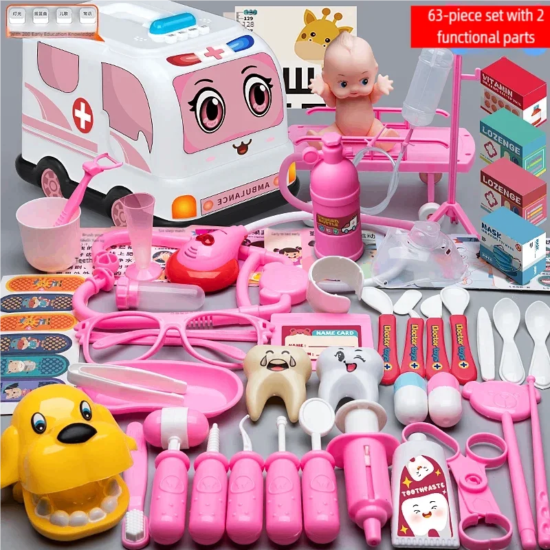 Dokters- en Verpleegsters Speelset met Stethoscoop en Tandarts Tools