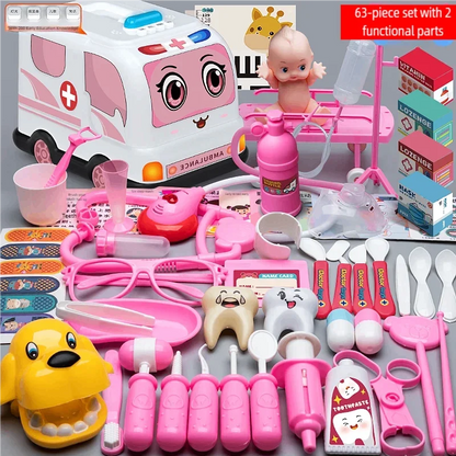 Dokters- en Verpleegsters Speelset met Stethoscoop en Tandarts Tools