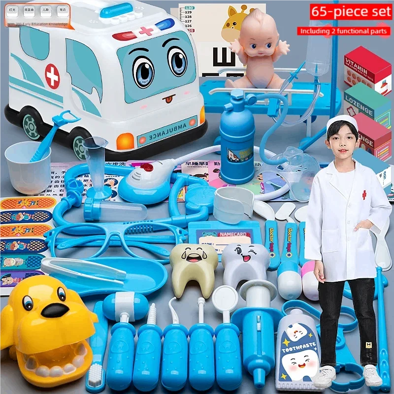 Dokters- en Verpleegsters Speelset met Stethoscoop en Tandarts Tools