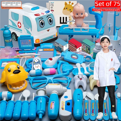 Dokters- en Verpleegsters Speelset met Stethoscoop en Tandarts Tools