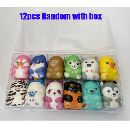 Set Mini Squishy Stressballetjes voor ontspanning