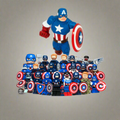 Marvel – Captain America Minifiguren Collectie – Compatibel met LEGO®
