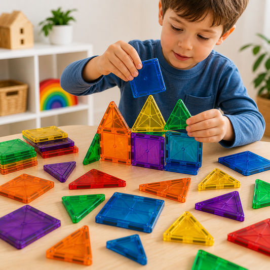 Magnetische tegels set voor bouwen