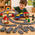 Trein rails onderdelen set – Compatibel met Duplo®