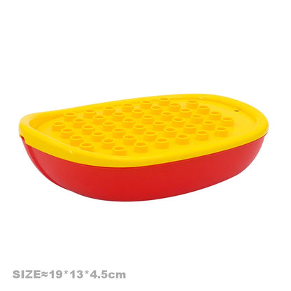 Werkvoertuigen set voor grote bouwstenen – Compatibel met Duplo®