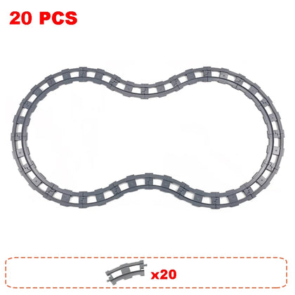 20pcs train track
