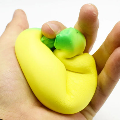Anti-stress Banaan Knijpspeeltje van PU Schuim