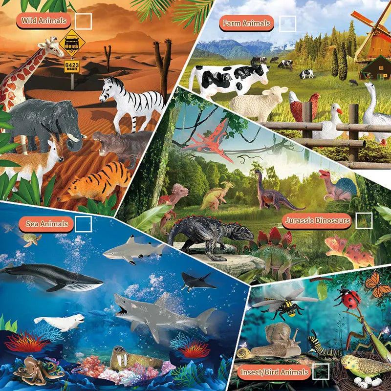 Prehistorische Dieren en Zeedieren Modellen – Speelgoed voor Kinderen