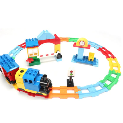 Grote Bouwblokken Treinset - Compatibel met Duplo