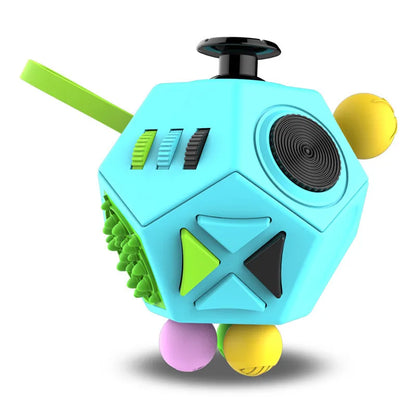 12-Zijdige Fidget Cube voor Stressvermindering en Focus