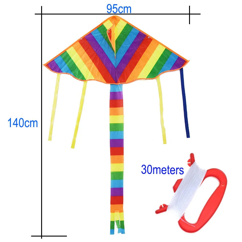 Kleurrijke Regenboog Vlieger voor Buitenplezier voor Kinderen