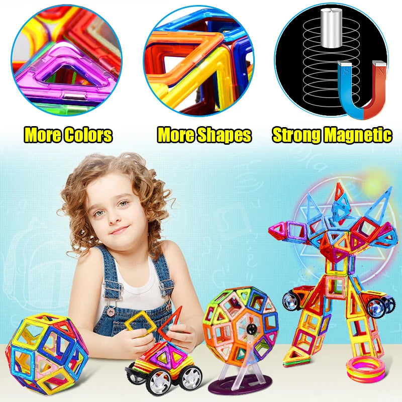 Magnetische bouwblokken set voor creatief bouwen
