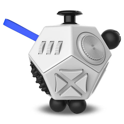 12-Zijdige Fidget Cube voor Stressvermindering en Focus