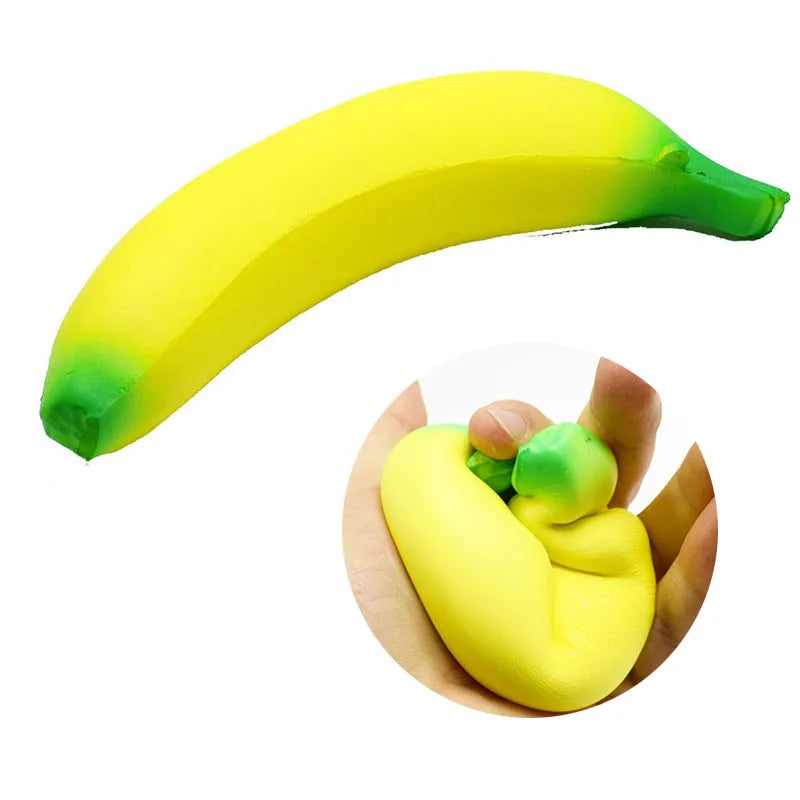Anti-stress Banaan Knijpspeeltje van PU Schuim