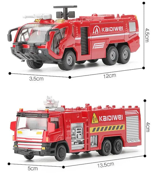 Model Brandweerauto 1:72 Diecast Metaal