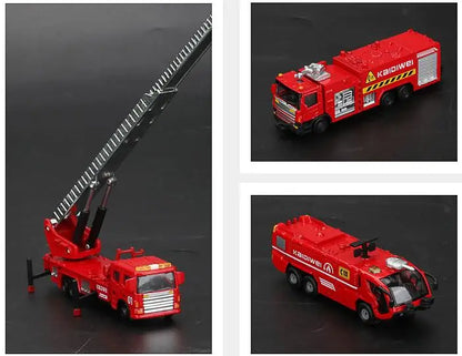 Model Brandweerauto 1:72 Diecast Metaal