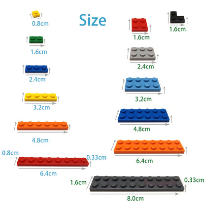 100 Ronde Bouwtegel Steentjes 1x1 | Compatibel met Lego