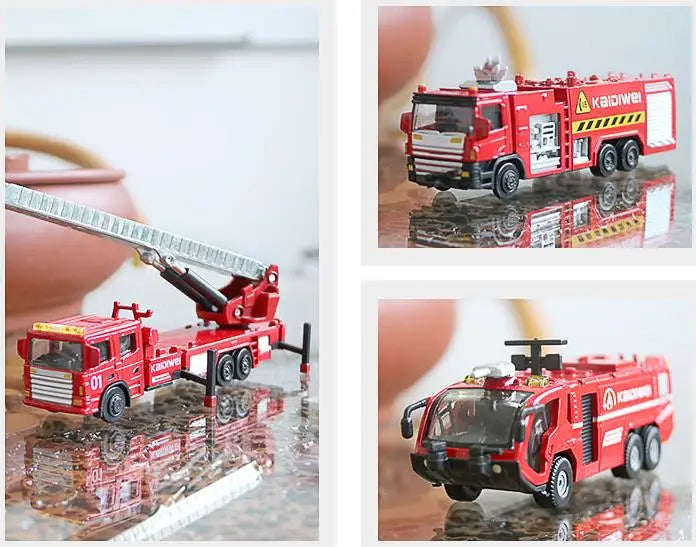 Model Brandweerauto 1:72 Diecast Metaal