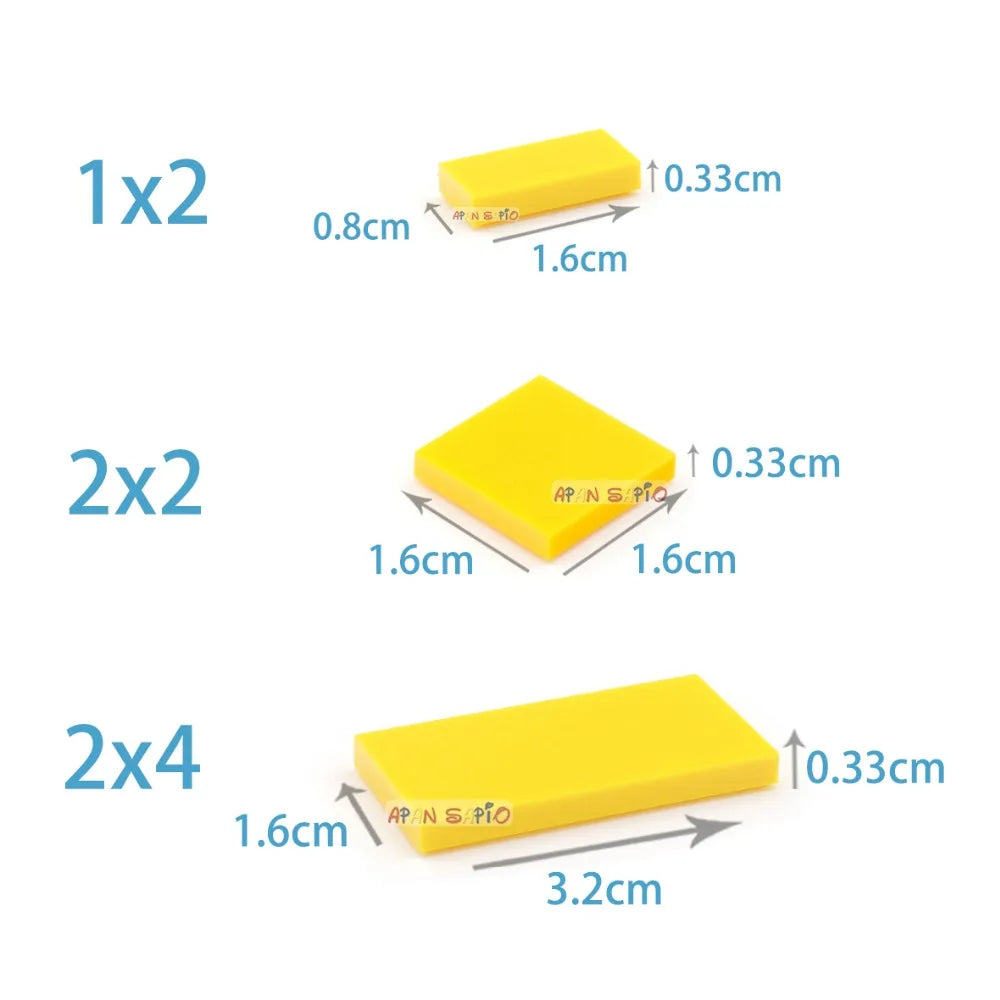 Huismerken Bouwblokjes 2x2 – 200 Stuks – Compatibel met Lego
